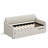 Upholstery Daybed With Trundle And USB Charging Design,Trundle Can Be Flat Or Erected-129271596