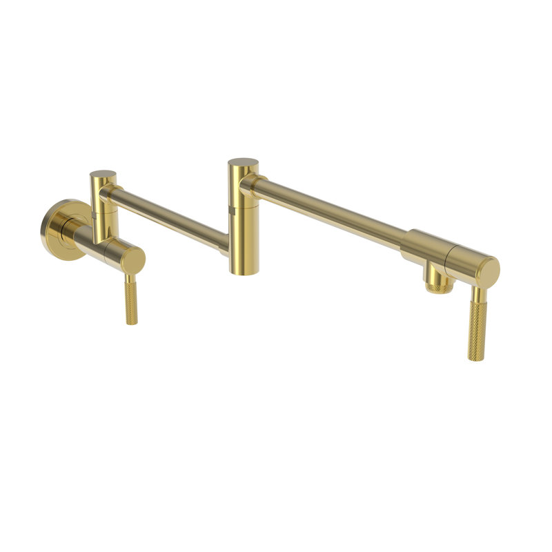 Muncy Wall Mount Pot Filler, Polished Gold (PVD)
