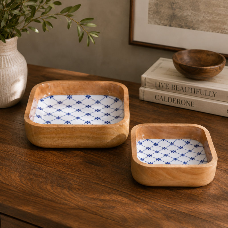 Sitton Handmade Solid Wood Decorative Bowl 2