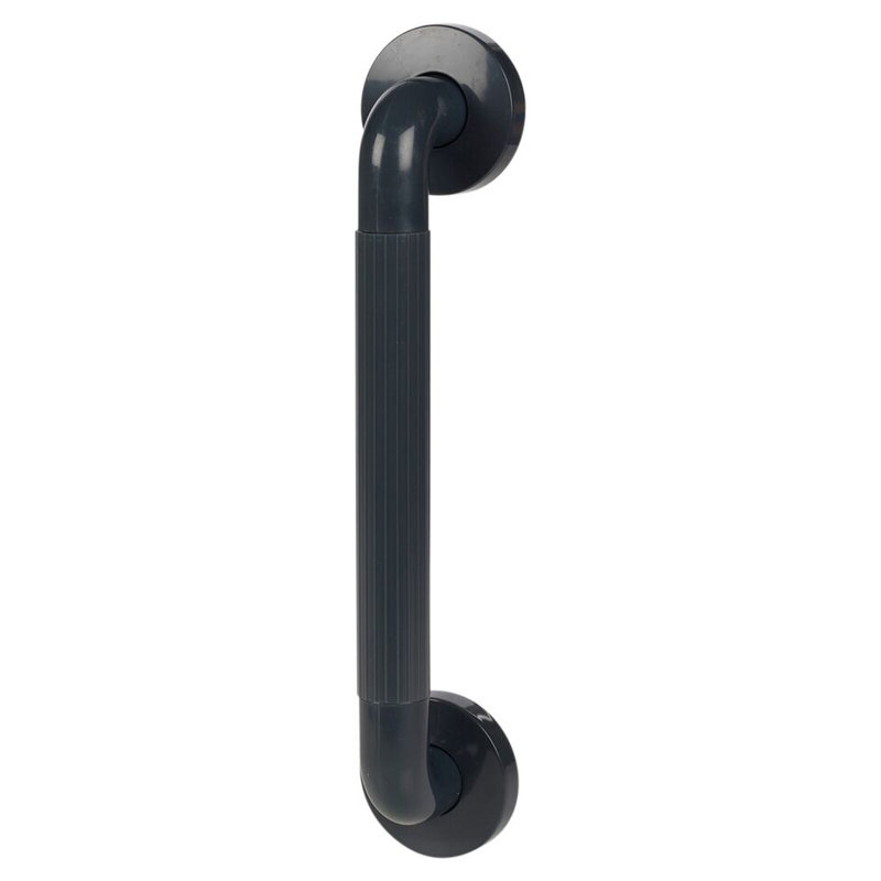 Grey Easy ABS Grab Handle Bar Safety Croydex Shower Mobility Aid, 7cm H x 30cm L