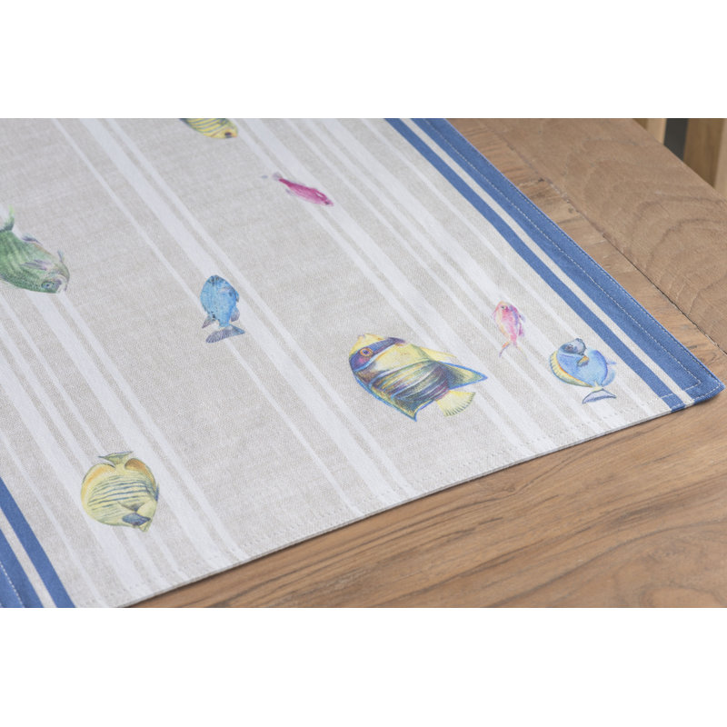 Cotton Striped Rectangle Placemat