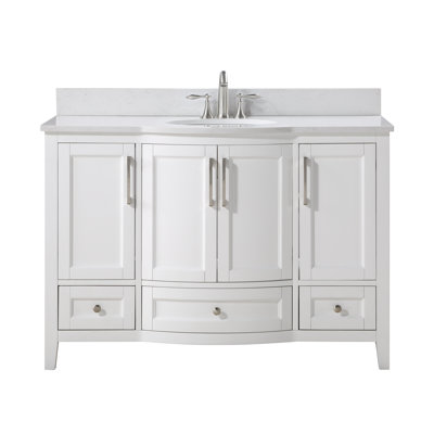 Ensemble de meuble-lavabo simple 48 po Aleeshba