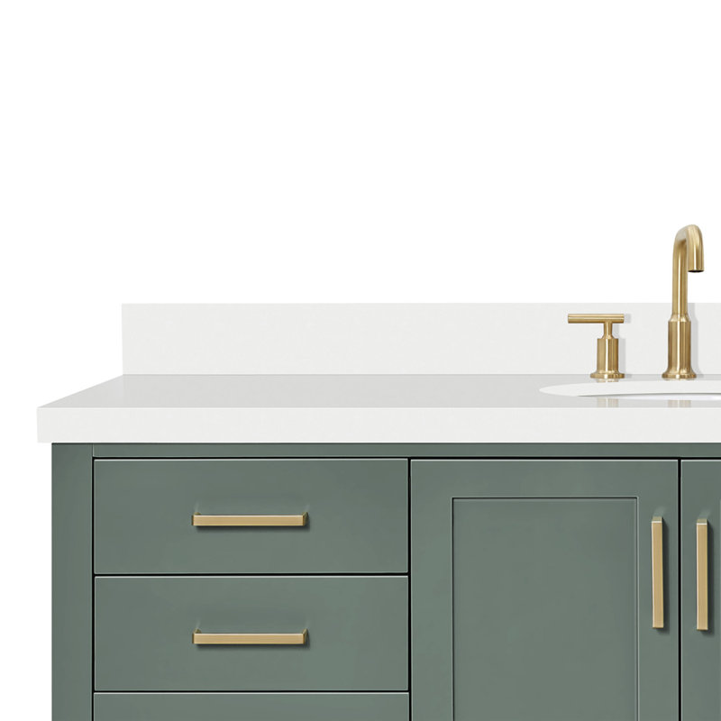 Magnolia Bath Vanity Oval Basin S061SWQ, Vintage Green