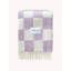 Checkered Wool Jacquard Throw Blanket-92357742
