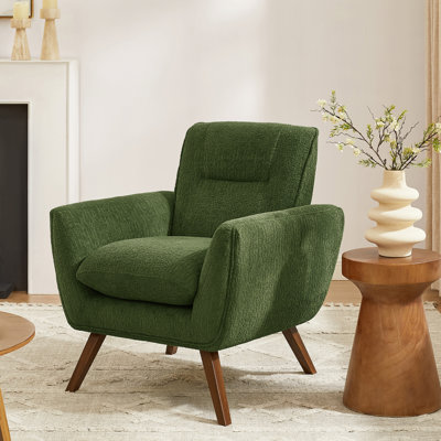 Robertia 32.68" W Upholstered Tufted Armchair