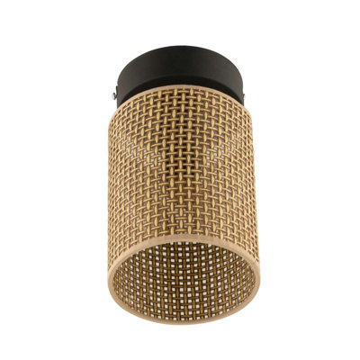 Elegant Chandelier Light Fixture, Metal Body with PVC Cap, 12 x 4.7 inches | Beige & Black Design, E27 Socket (Max 40W), Perfect for Dining Room & Living Spaces, 110-240V, Stylish Home Lighting Solution