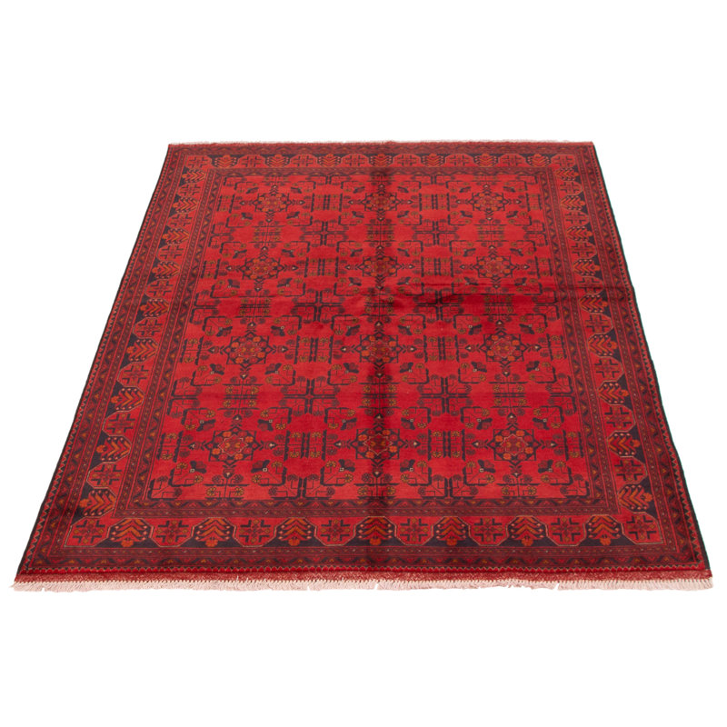 Tapis unique en laine noué à la main nouvel âge de 5 pi 8 po x 7 pi 7 po Olles