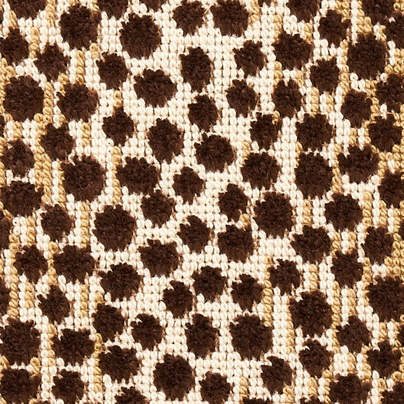 Tissu en velours de lin Nakuri, Brun