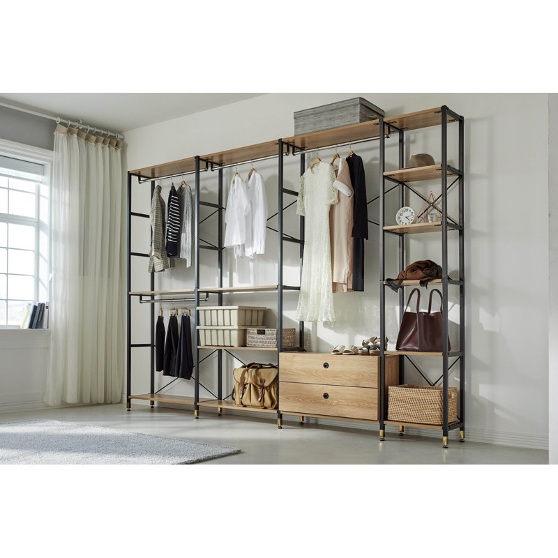 Ackles 292.5cm Closet System (Can Be Cut To Fit)
