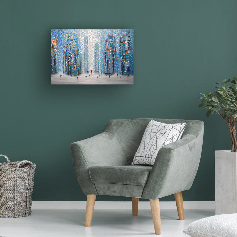 Œuvre sur toile, Ekaterina Ermilkina, H 22 po x l 32 po