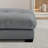 Down Filled Overstuffed Performance Velvet Ottoman-730464230