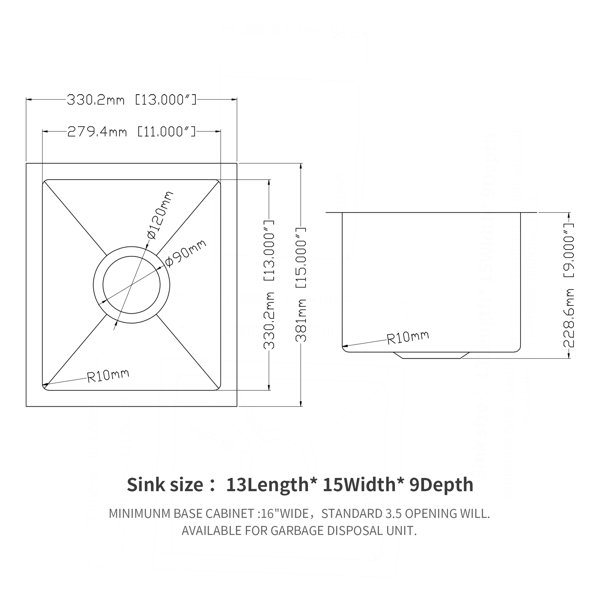 Dimensions du produit
