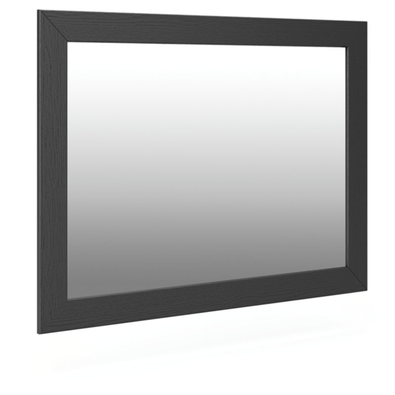 Miroir de chambre Kiyana, Noir
