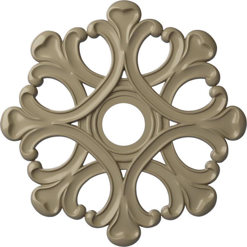 20 médaillons de plafond ange de 7 7/8 po x 3 5/8 po x P 1 po (convient aux auvents jusqu'à 4 3/8 po), Désert de Gobi