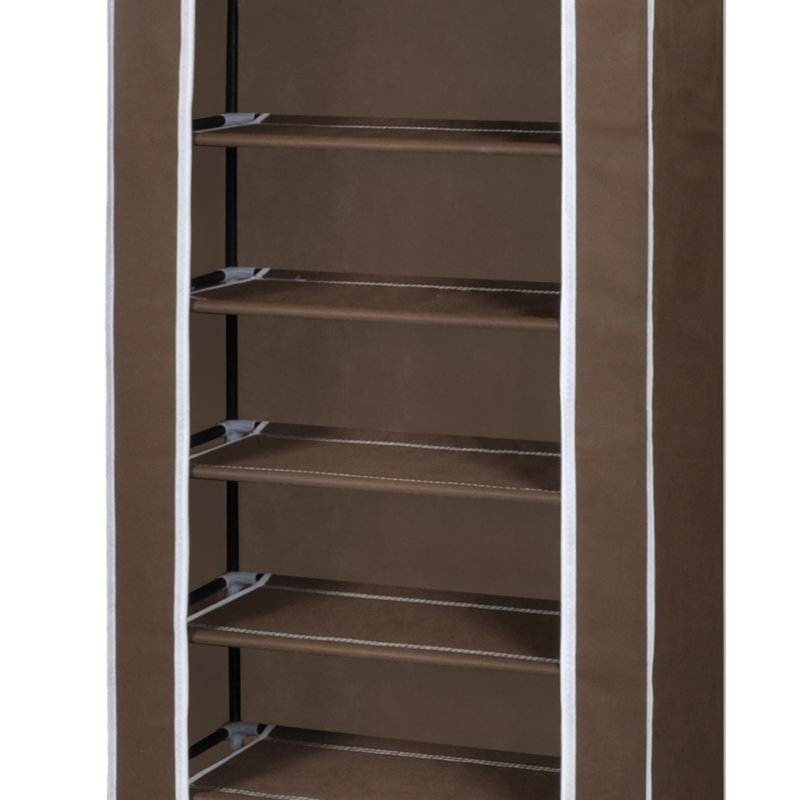 20 Pair Shoe Rack, Brown