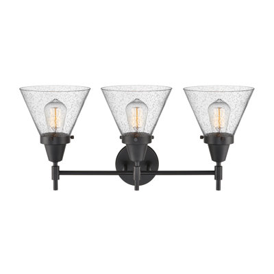 Éclairage pour meuble-lavabo 3 lumières 26 po Caden Cone