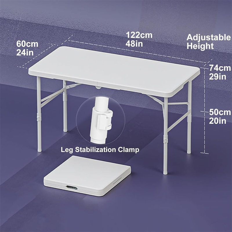 122cm Folding Table