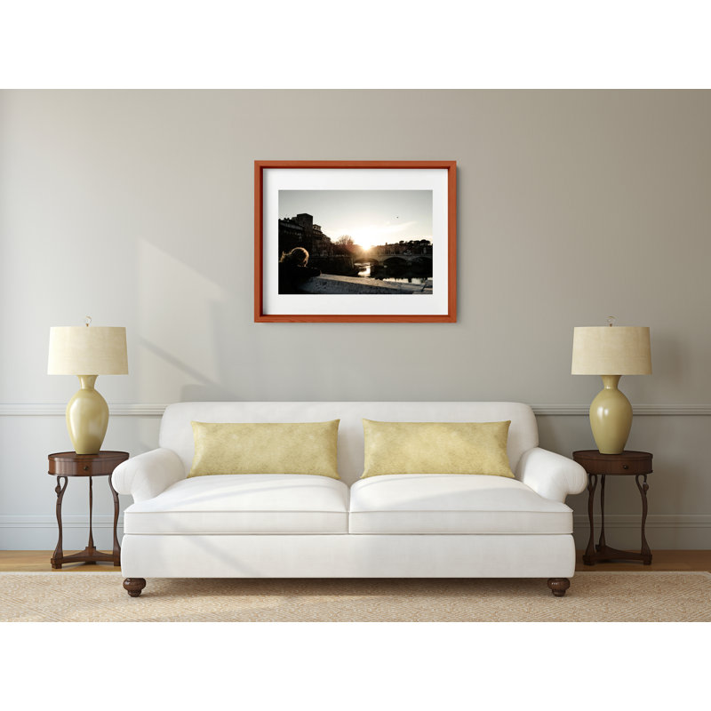 What Dreams May Come Print by Joseph Regan, 22" H x 26" W x 0.75" D, Walnut