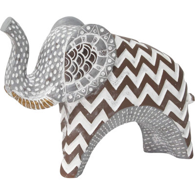 Tribal Tabletop Statue Elephant Décor