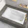 60" W X 36'' D Alcove Rectangular Bathtub Drop-In Soaking Tub 3-Wall Acrylic White Bathroom Tub With Reversible Installation & Built-In Armrest