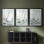 NAUTICAL Series Liv - Impression encadrée sur mesure de qualité supérieure mate - 3 pièces-328749198-328749193