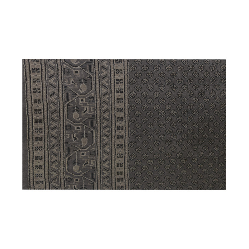 Tapis en laine noué à la main Lori DK GREY / DK GREY Lori