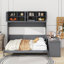 Grand lit escamotable avec bureau et tablettes-1166864105