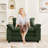 Adonia 53" Comfy Cloud Couch Deep Seat Sofa Chair With Throw Pillow For Living Room Bedroom-1003570989