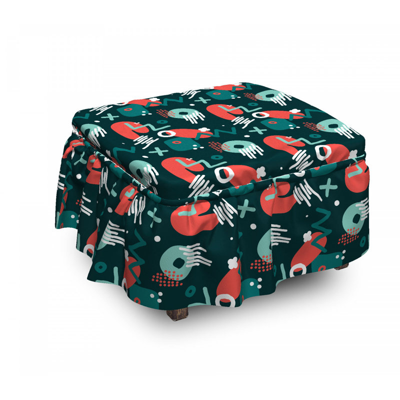 Housse pour repose-pieds hipster shapes
