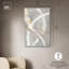 «Silvered Spirals Canvas Elegant Gold Abstract» par Art Remedy-105591843-105591846