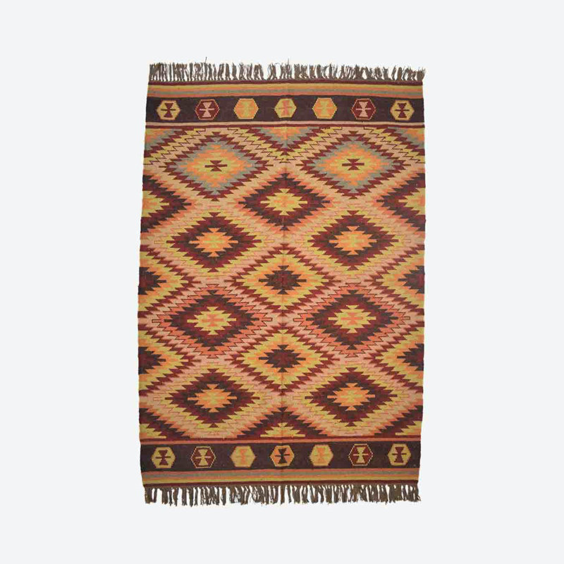 Berengere Geometric Hand Woven Indoor / Outdoor Area Rug, Rectangle 150 x 235cm