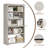 Luper 71" H x 37" W Standard Bookcase with 5-Tiers Shelf-388762096