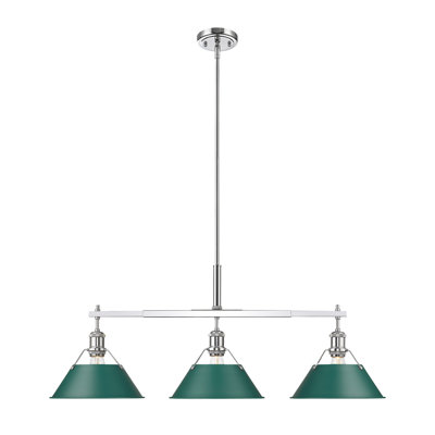 Luminaire suspendu linéaire 3 lumières Alezay