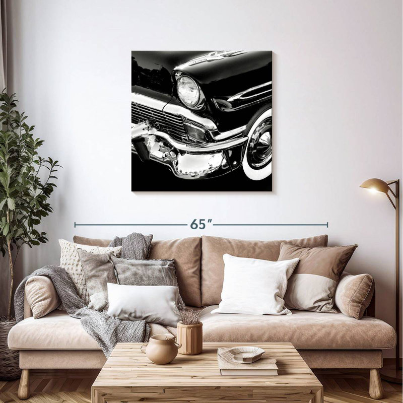 Voiture noire rétro