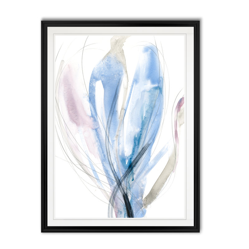 «Azure Vortex II», reproduction d'art sur toile, H 22,5 po x l 30,5 po x P 1,5 po, Cadre noir
