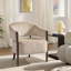 Upholstered Chenille Armchair