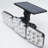 2 PCS Solar Motion Sensor Lights 138 LED 1000LM Wireless LED 3 Adjustable Head Wide Angle Illuminate