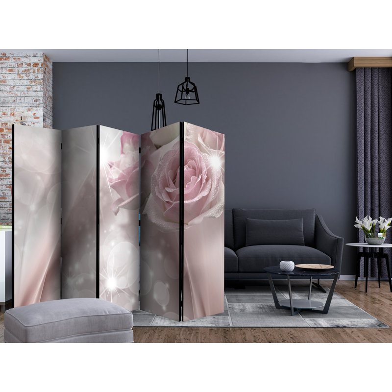 Dirazan 225cm W x 172cm H 5 - Panel Folding Room Divider