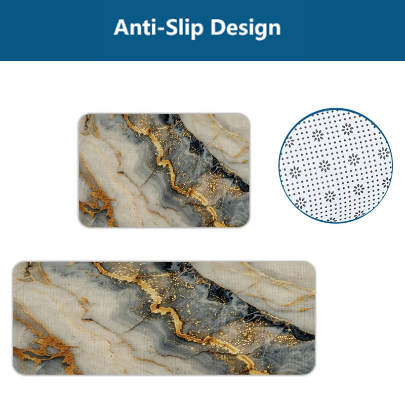 Tapis de cuisine Marble Gold