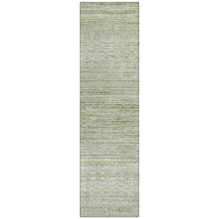 Machine Washable Indoor/Outdoor Kirksville ACN2150 Striped Rug