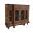 Oak Finish Console Cabinet