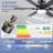 46/52"  Indoor Flush Mount Ceiling Fan 6-Blade with Lights and Remote Modern 3 Colors 6 Speeds Low Profile Reversible DC Motor-1449718602-1449718601