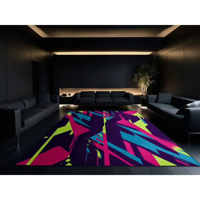 Aurora Surge Rug, Square 6'