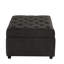 Lit convertible gris foncé de 49,6 po, espace, sommeil confortable, assemblage facile, canapé-lit pliant gris, matelas à mémoire de forme simple, structure en fer, espace de vie-71224171