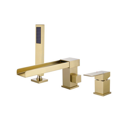 Brass Bathtub Faucet with Modern Design