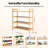4-Tier Shoe Rack Open Shoe Storage Organizer