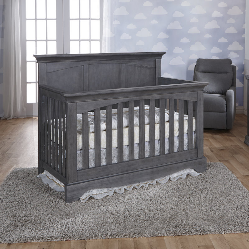 Lit de bébé convertible Eavan Forever 5-en-1, Granit, Granit