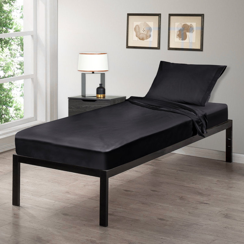 Percale Sheet Set, Black