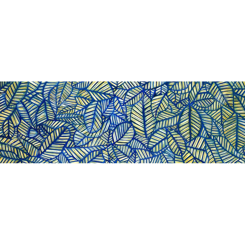 " Blue Leaf Patterns "