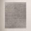 Smyrna Oriental Hand-Knotted Wool Gray Area Rug-286013475